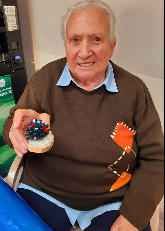 Laboratorio artistico alberelli Natale