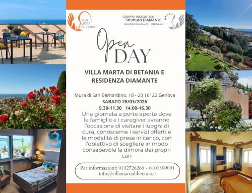 OPEN DAY! Porte aperte sabato 28 Marzo a Villa Marta e Diamante