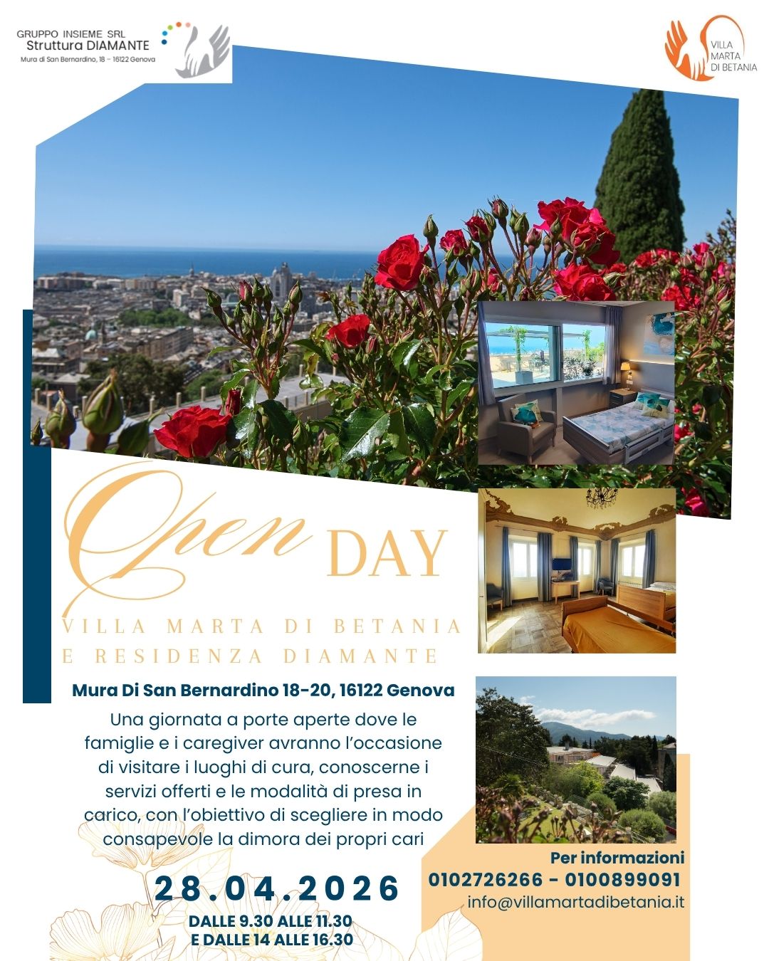 Open day Villa Marta di Betania e Diamante