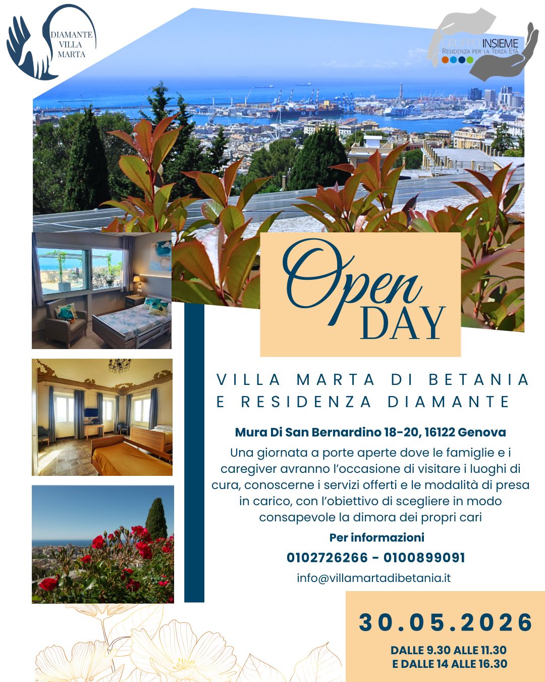 Open day Villa Marta di Betania e Diamante