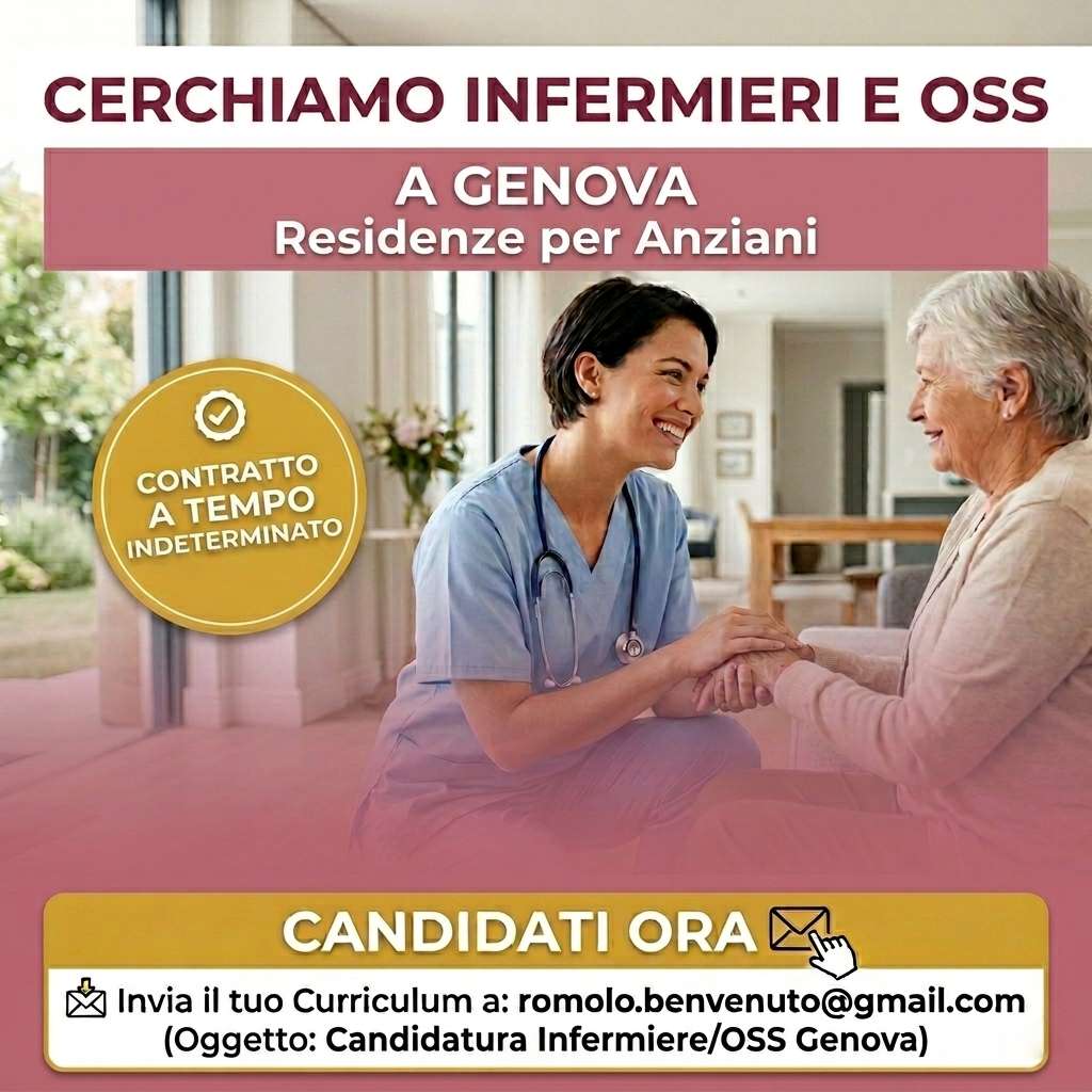 Offerta di Lavoro OSS GENOVA - Infermieri Genova
